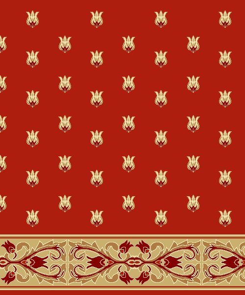 Akrilik Cami Halısı - Saf 05 Tera