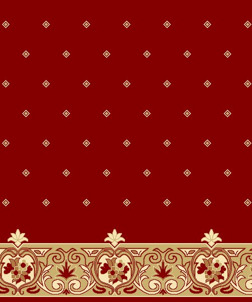 Akrilik Cami Halısı - Saf 06 Bordo
