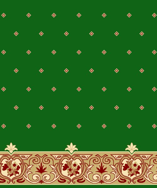 Akrilik Cami Halısı - Saf 06 Yeşil