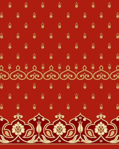 Akrilik Cami Halısı - Saf 118 Tera