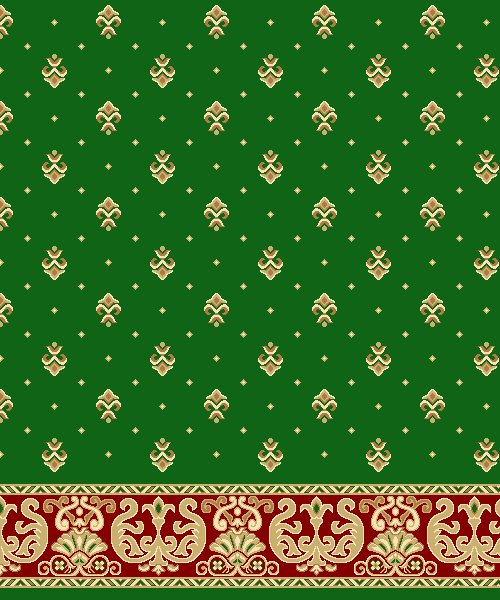 Akrilik Cami Halısı - Saf 131 Yeşil