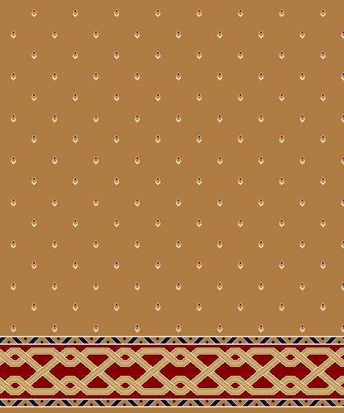 Akrilik Cami Halısı - Saf 34 Hardal