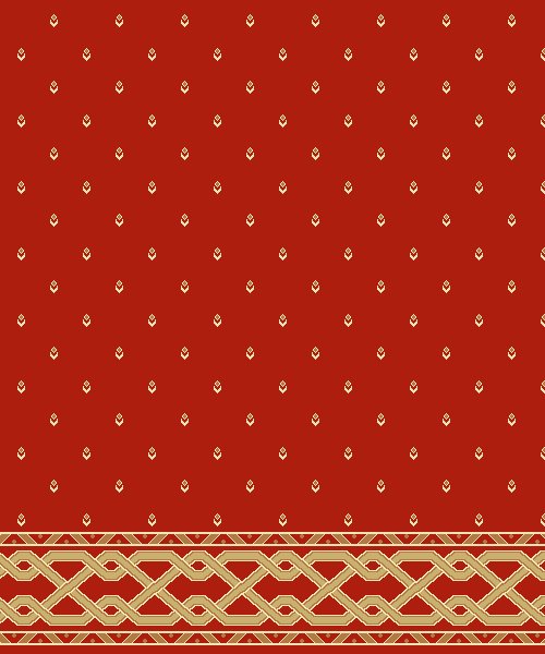 Akrilik Cami Halısı - Saf 34 Tera