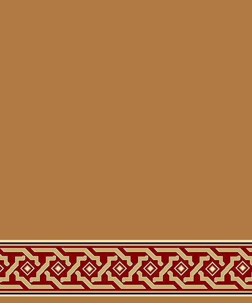 Akrilik Cami Halısı - Saf 68 Hardal