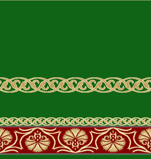 Akrilik Cami Halısı - Saf 147 Yeşil