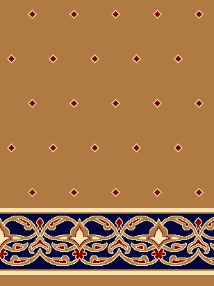 Akrilik Cami Halısı - Saf 177 Vizon