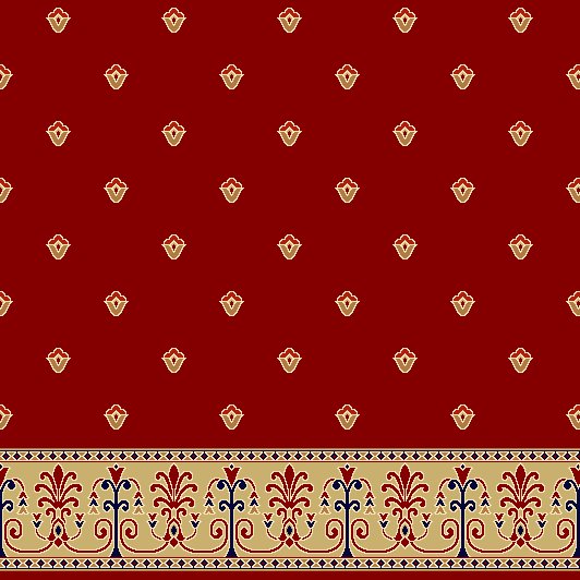 Akrilik Cami Halısı - Saf 179 Bordo