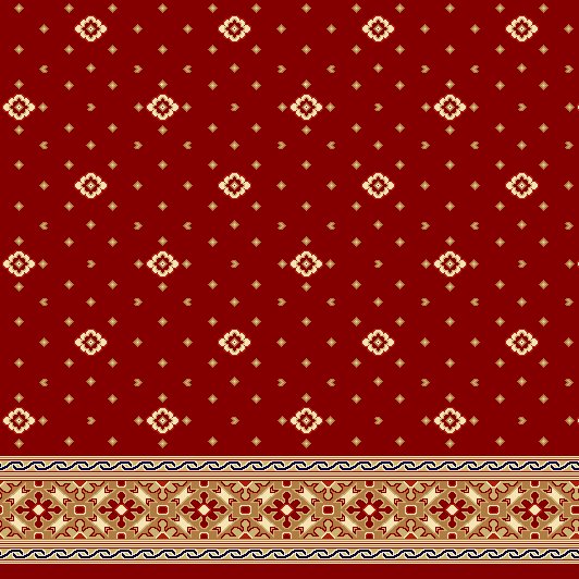 Akrilik Cami Halısı - Saf 180 Bordo